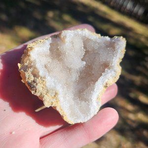 Druzy Sugar Quartz Geode Shard